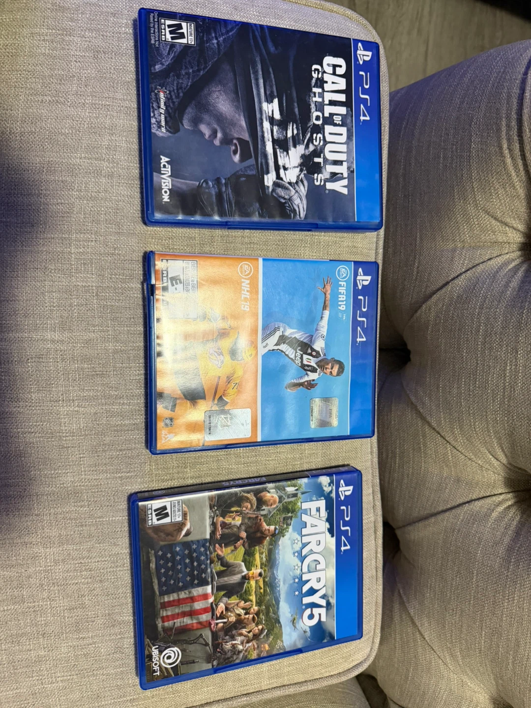 PS4 Games Bundle: Call of Duty, FIFA 19, Far Cry 5