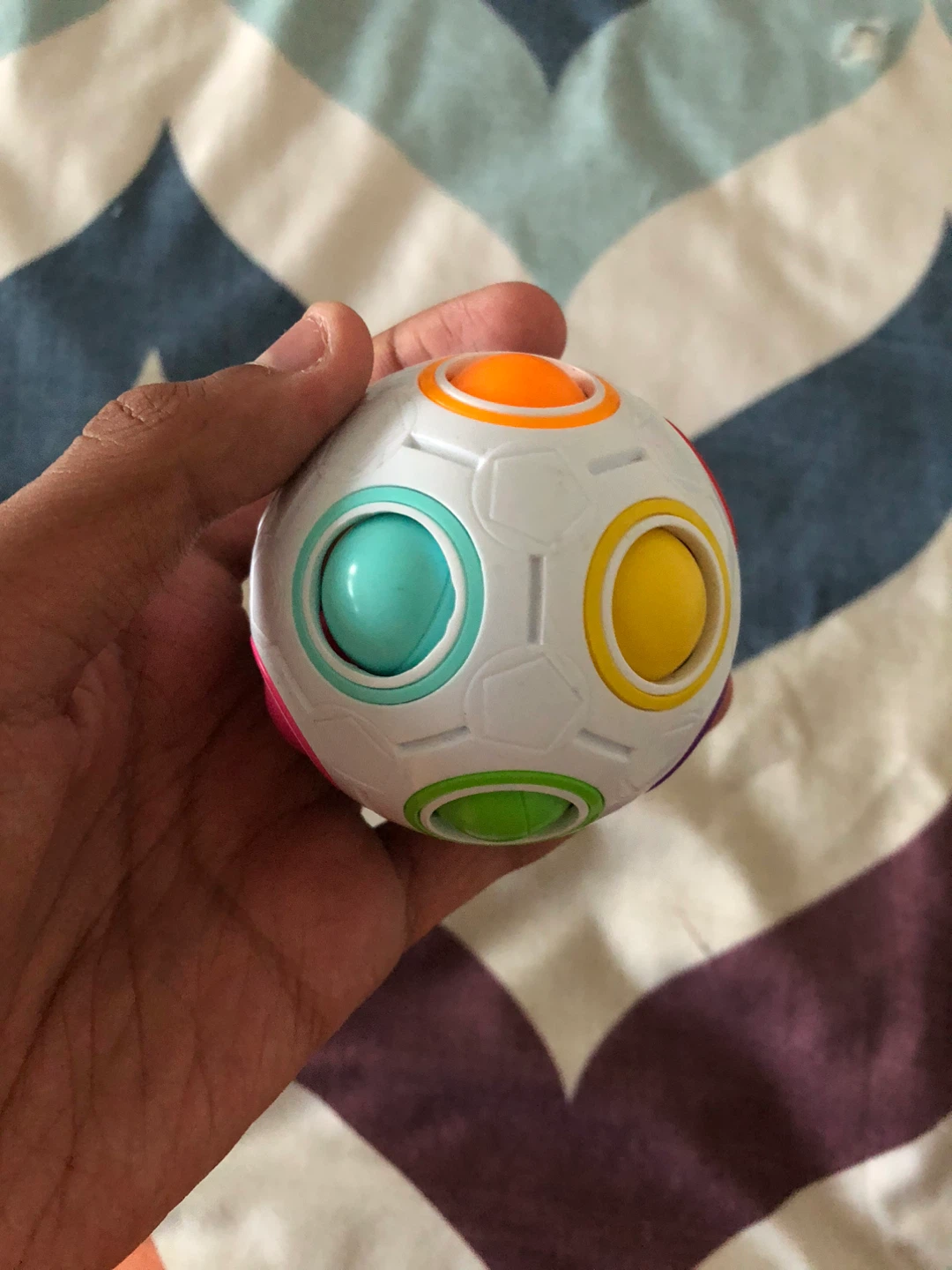 Rainbow Puzzle Ball Fidget Toy