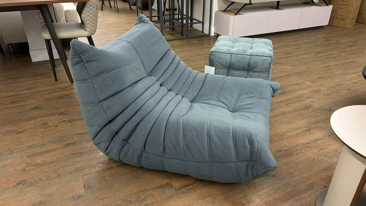 Brand New Suede Velvet Sofa Chair in original box - photo 2