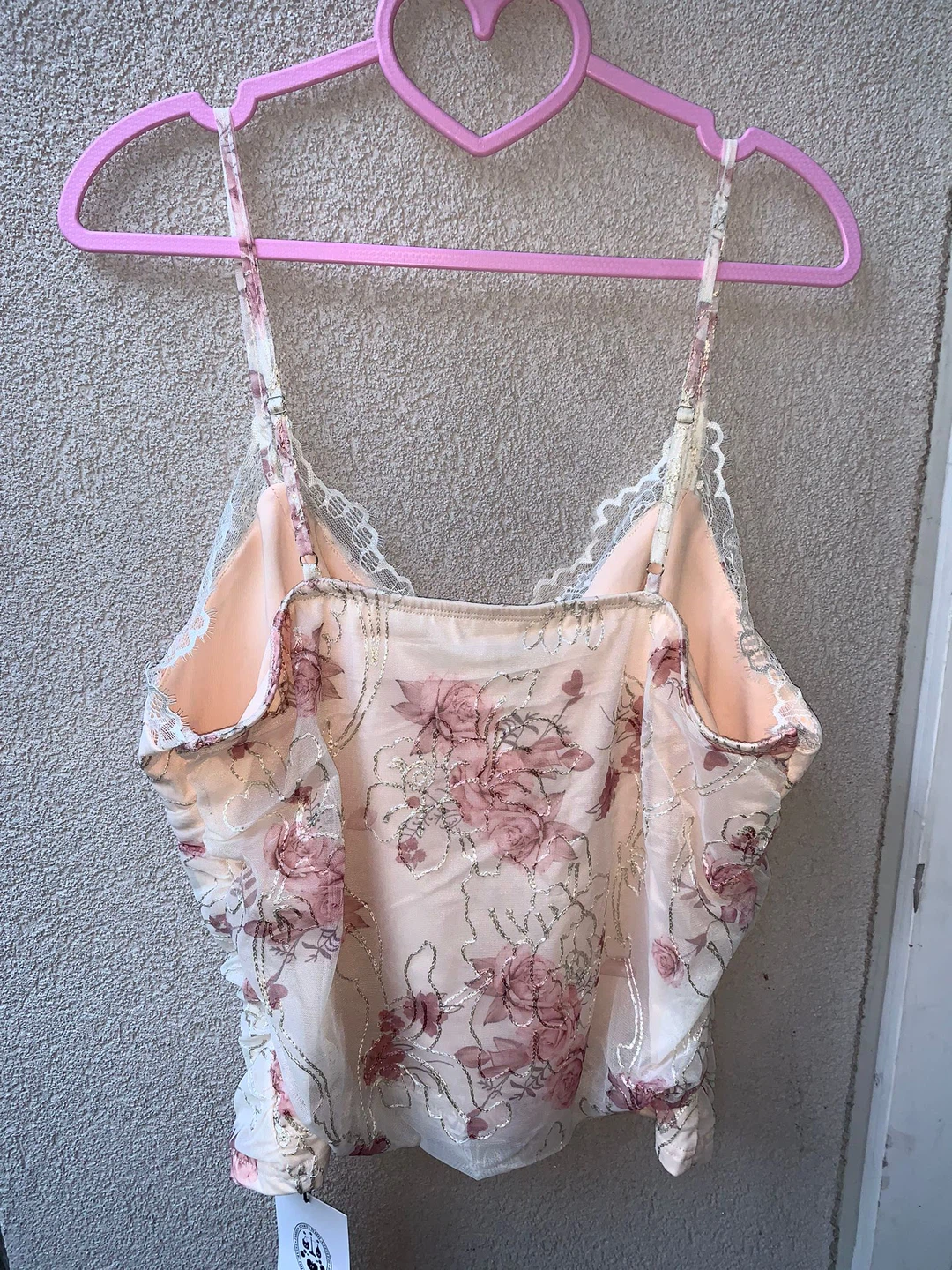 Y2K Floral Lace Cami (Retails for $33) - photo 5