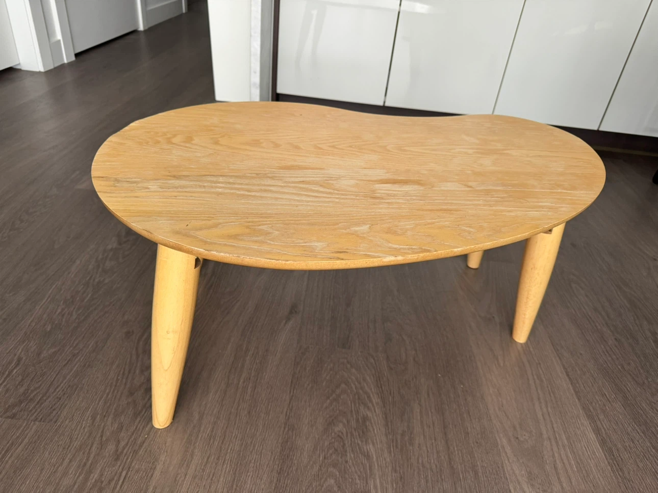 Japanese Kidney Bean Shaped Coffee Table