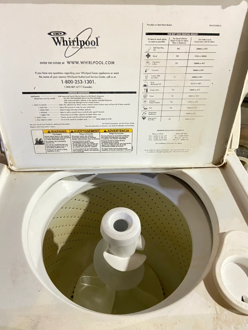 Whirlpool Top Load Washing Machine - photo 3