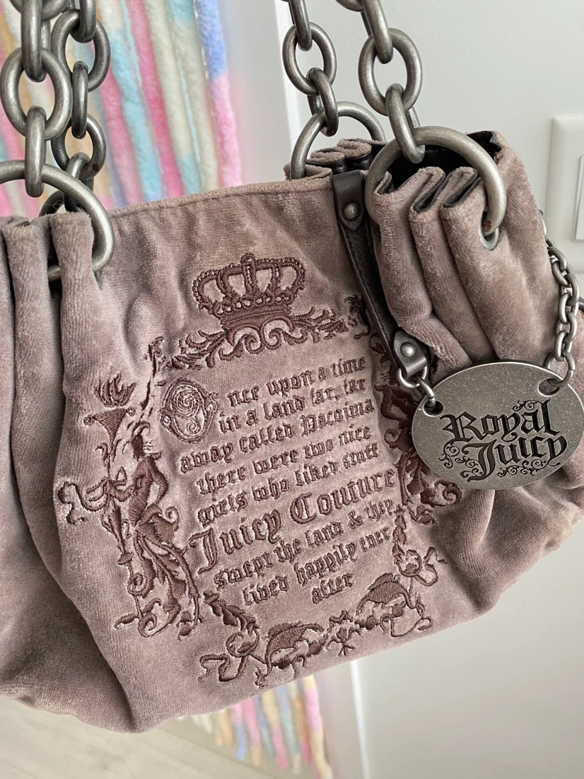 Vintage Juicy Couture Hobo Shoulder Bag - photo 4