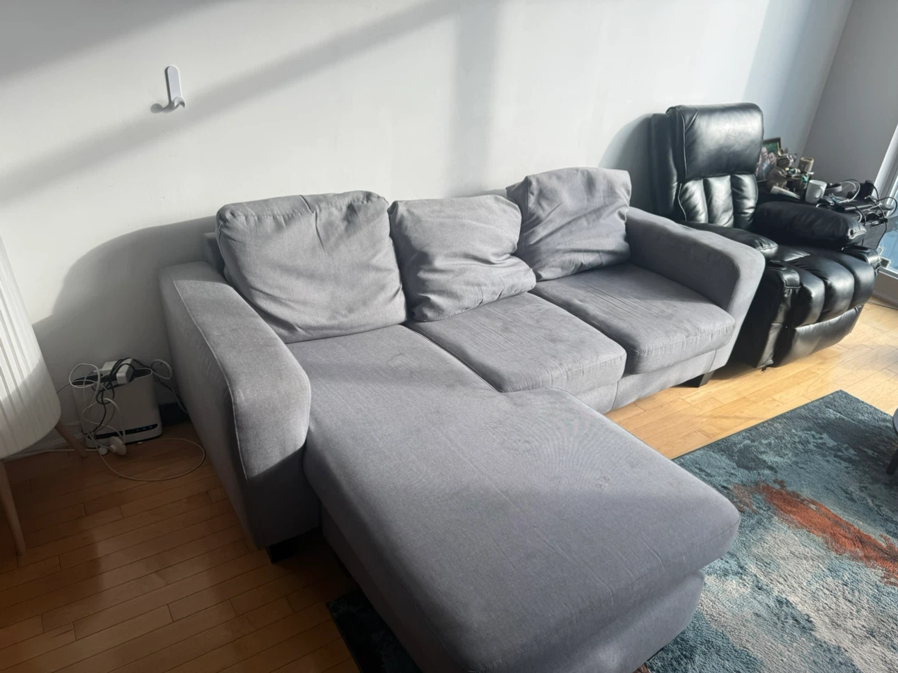 Grey Sectional Sofa 3 seater price negotiable - photo 2