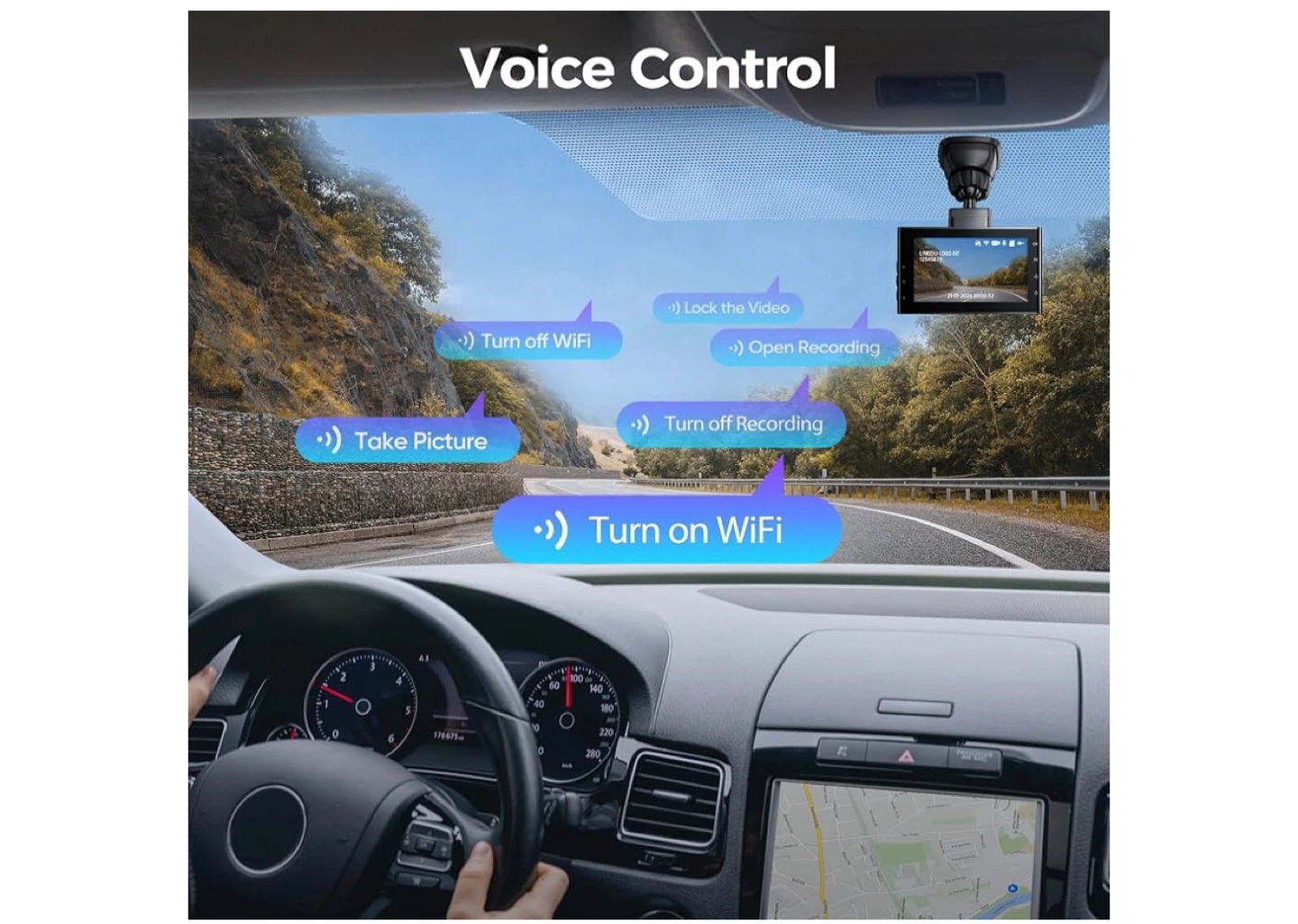 LINGDU 5K Dash Cam with WiFi and GPS - photo 4