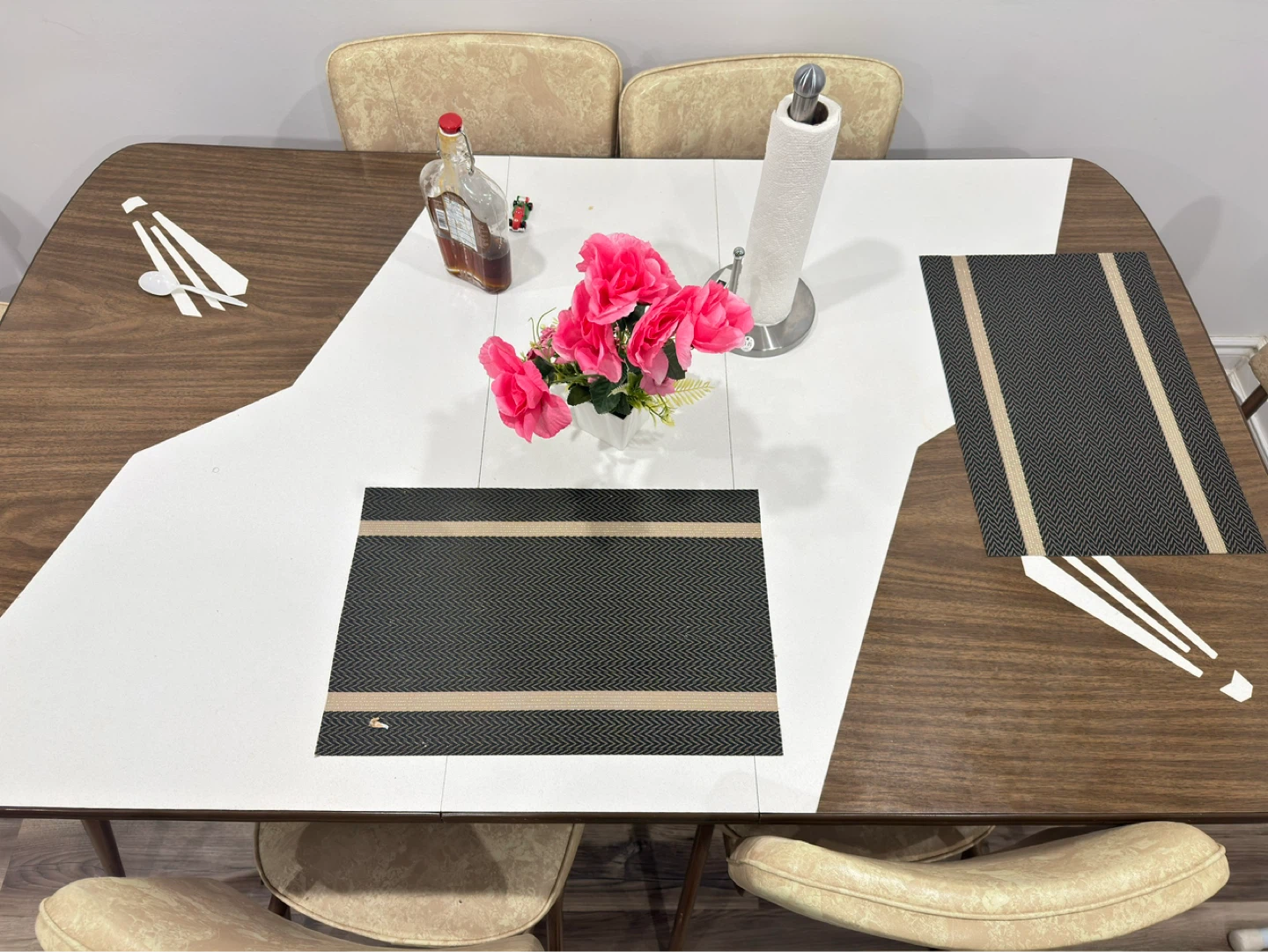 Retro Dining Table and 6 Chairs Set - photo 3