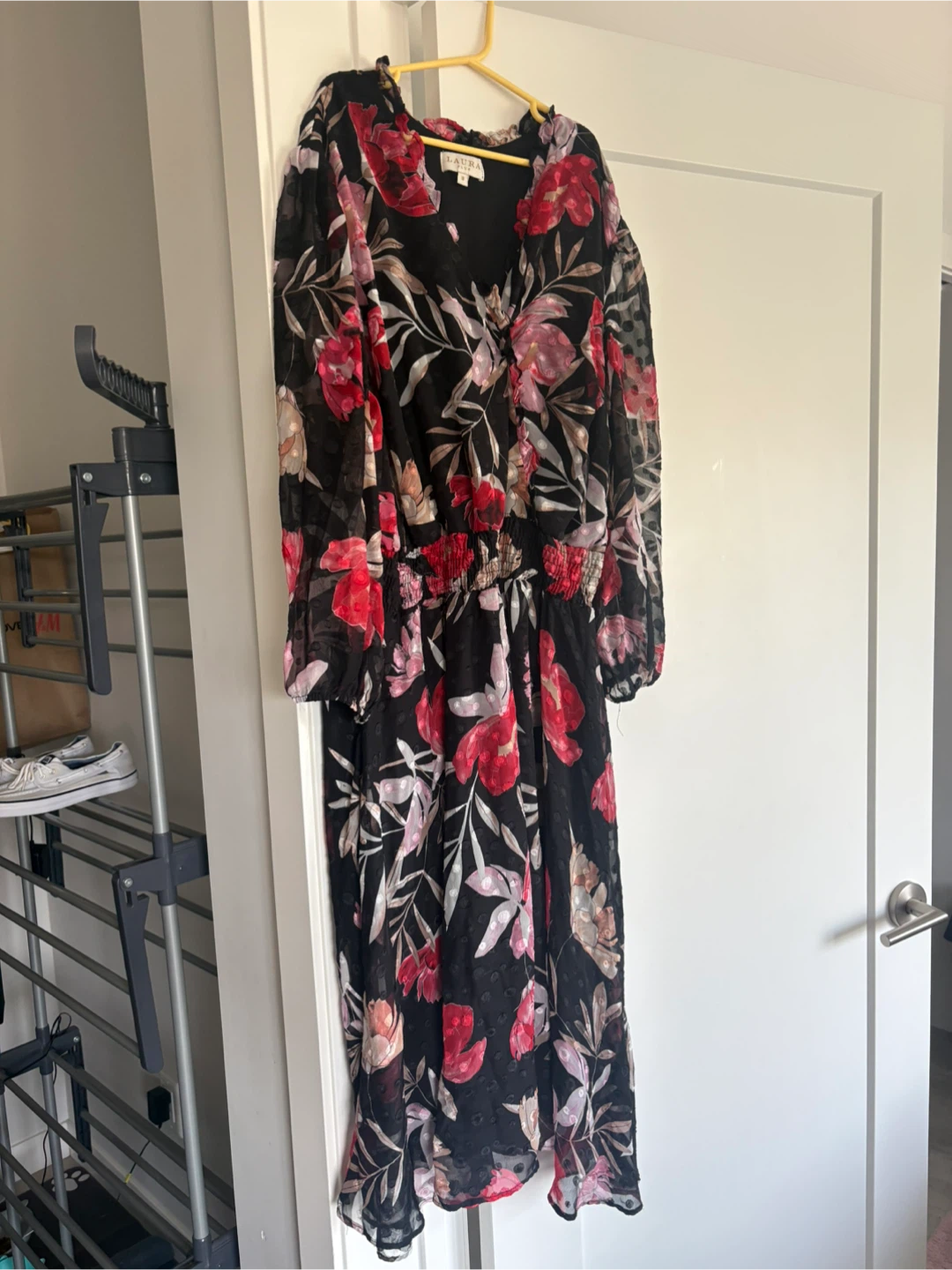 Laura Plus Floral Sheer Dress