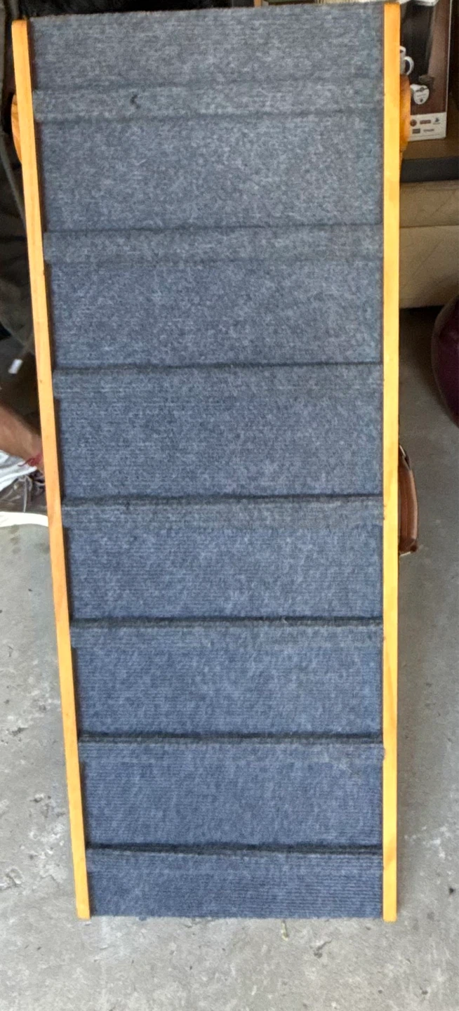 Adjustable Wooden Dog & Pet Ramp - Foldable with Handle - photo 4