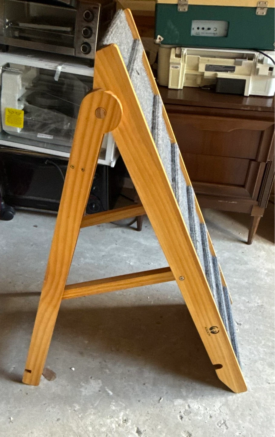 Adjustable Wooden Dog & Pet Ramp - Foldable with Handle - photo 2
