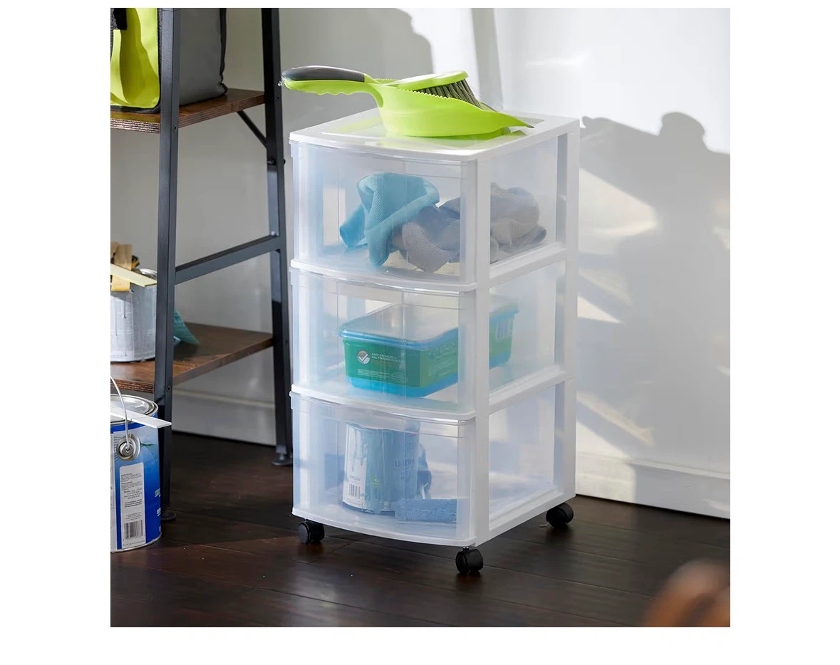Moving sales- must go 3 Drawer cart wheeled - photo 2