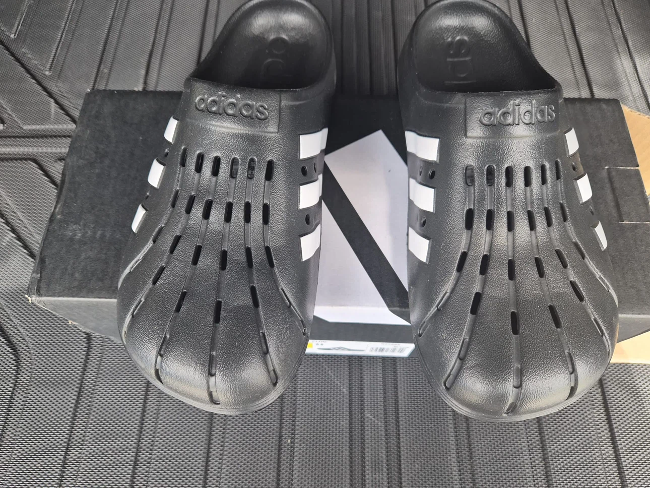 Adidas Adilette Unisex Clog Black Size 8