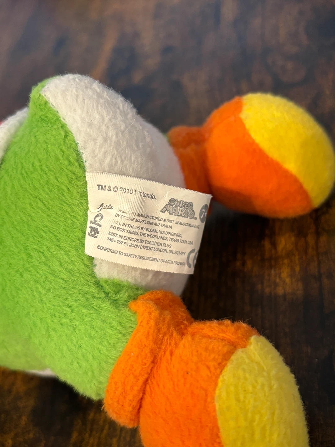 Nintendo Yoshi Plush Toy Super Mario 2010 - photo 4