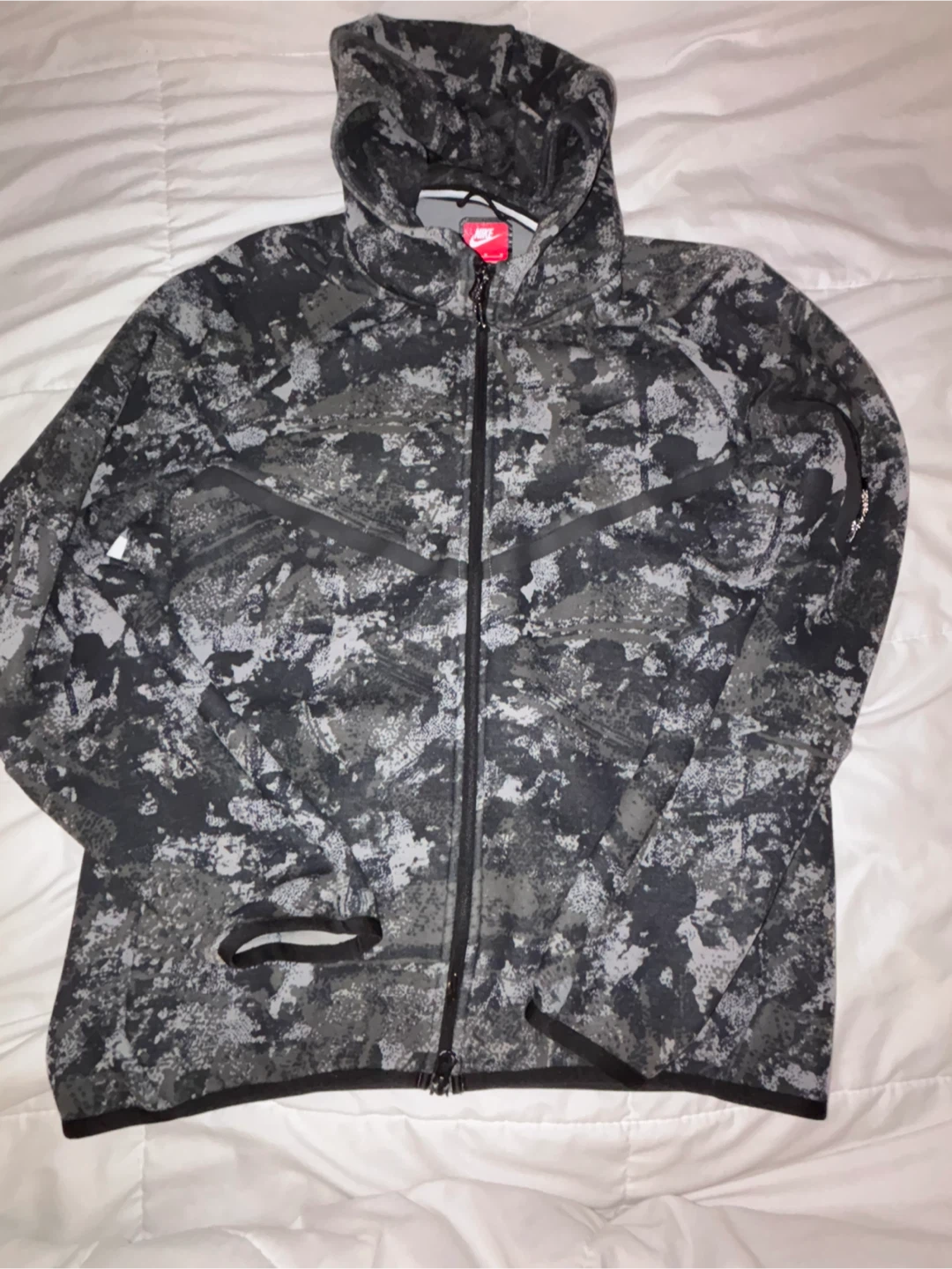 Nike Tech Fleece Camo Full Zip Hoodie