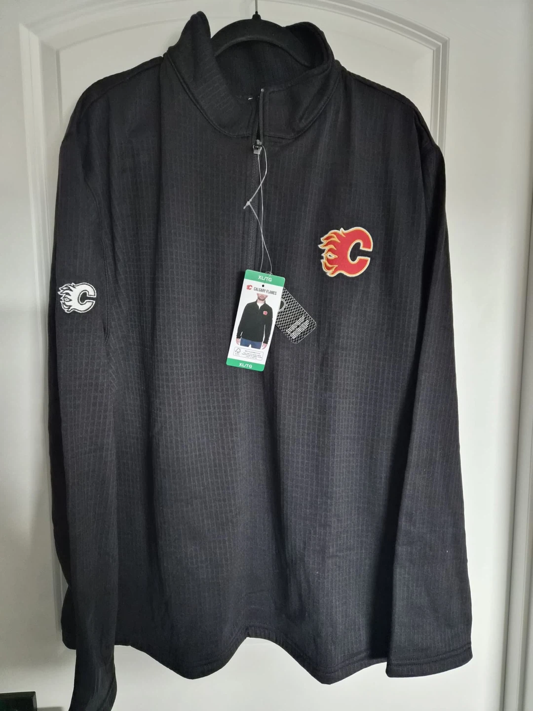Calgary Flames 1/4 Zip Pullover XL