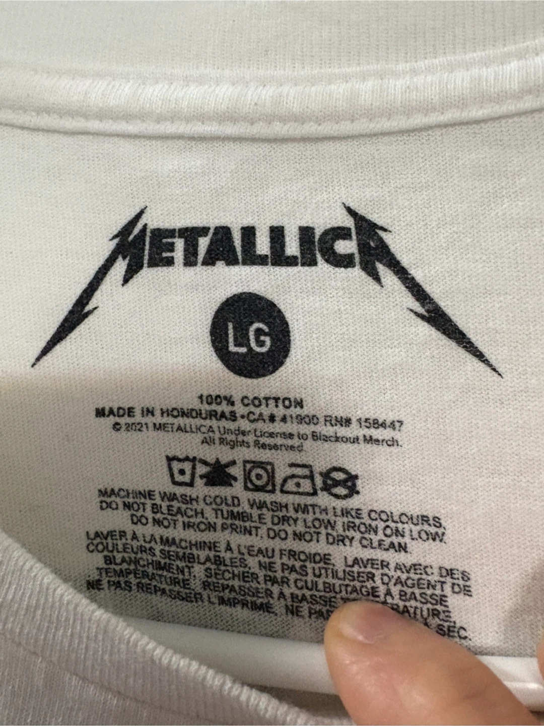 Metallica Graphic T-Shirt-L - photo 3