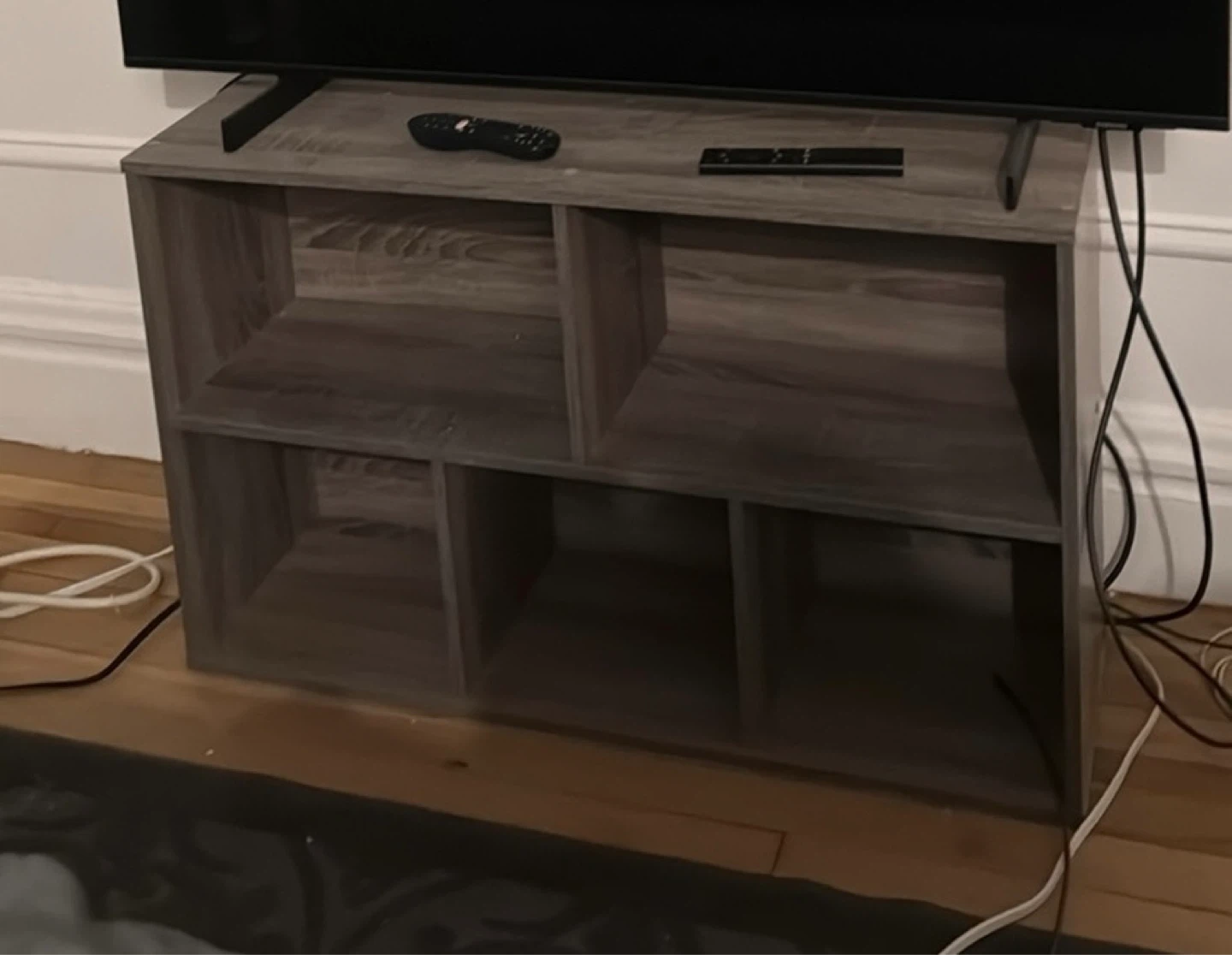 Grey Bookshelf/TV Stand