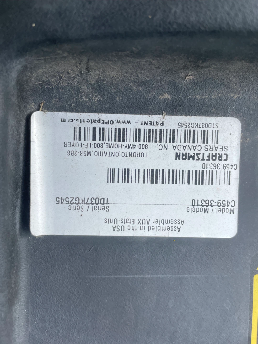 Craftsman 21” push mower - photo 3