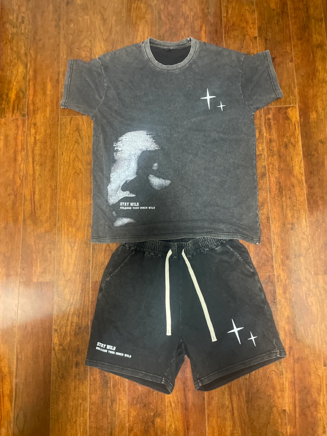 Stay Wild T-Shirt and Shorts Set