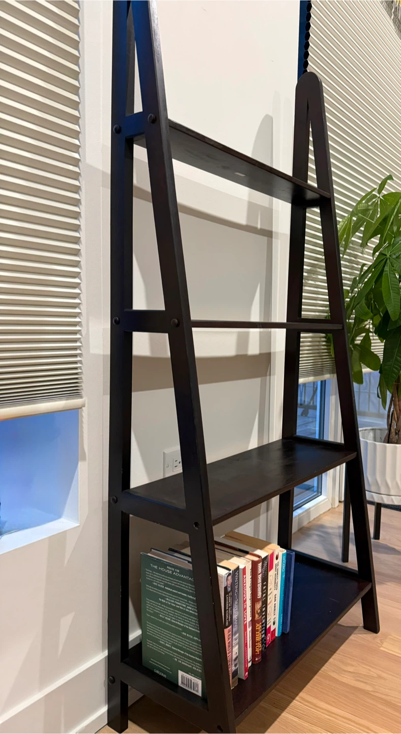 MOVE OUT BY 7/19 - Dark Wood Bookshelf - photo 2