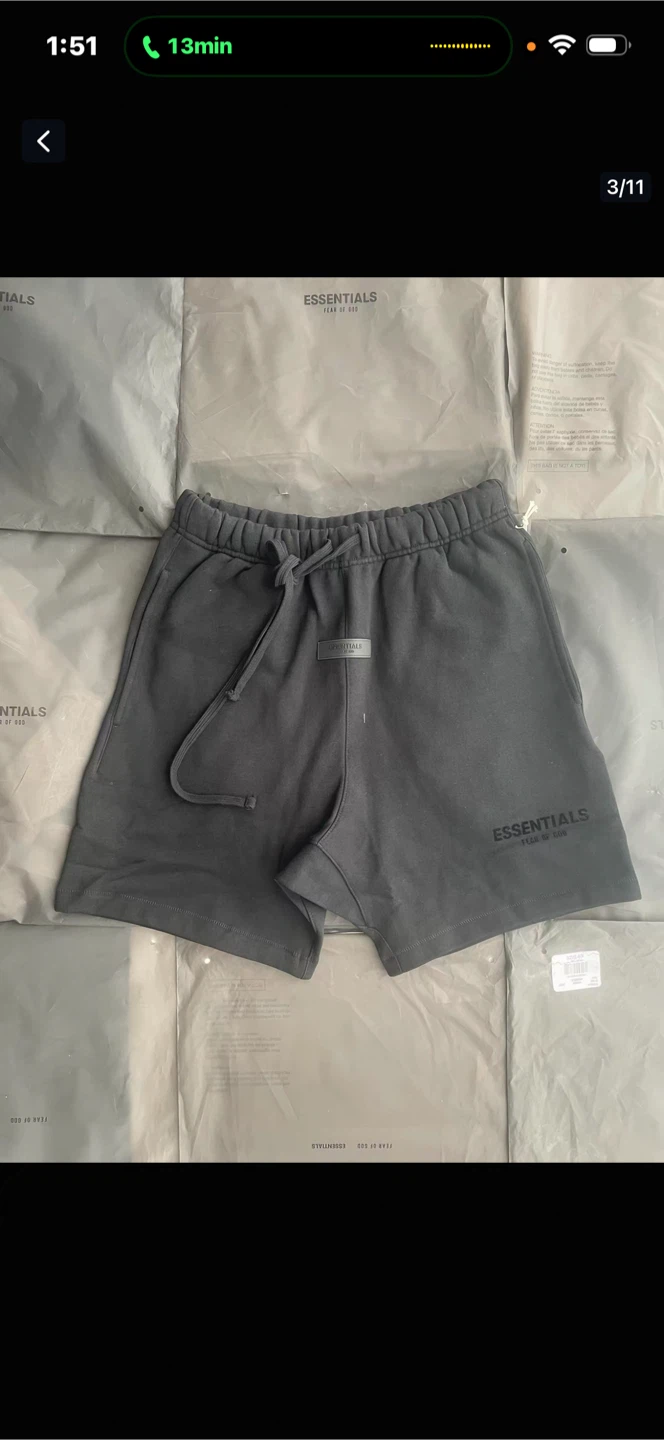 Fear of God Essentials Sweat Shorts - photo 2