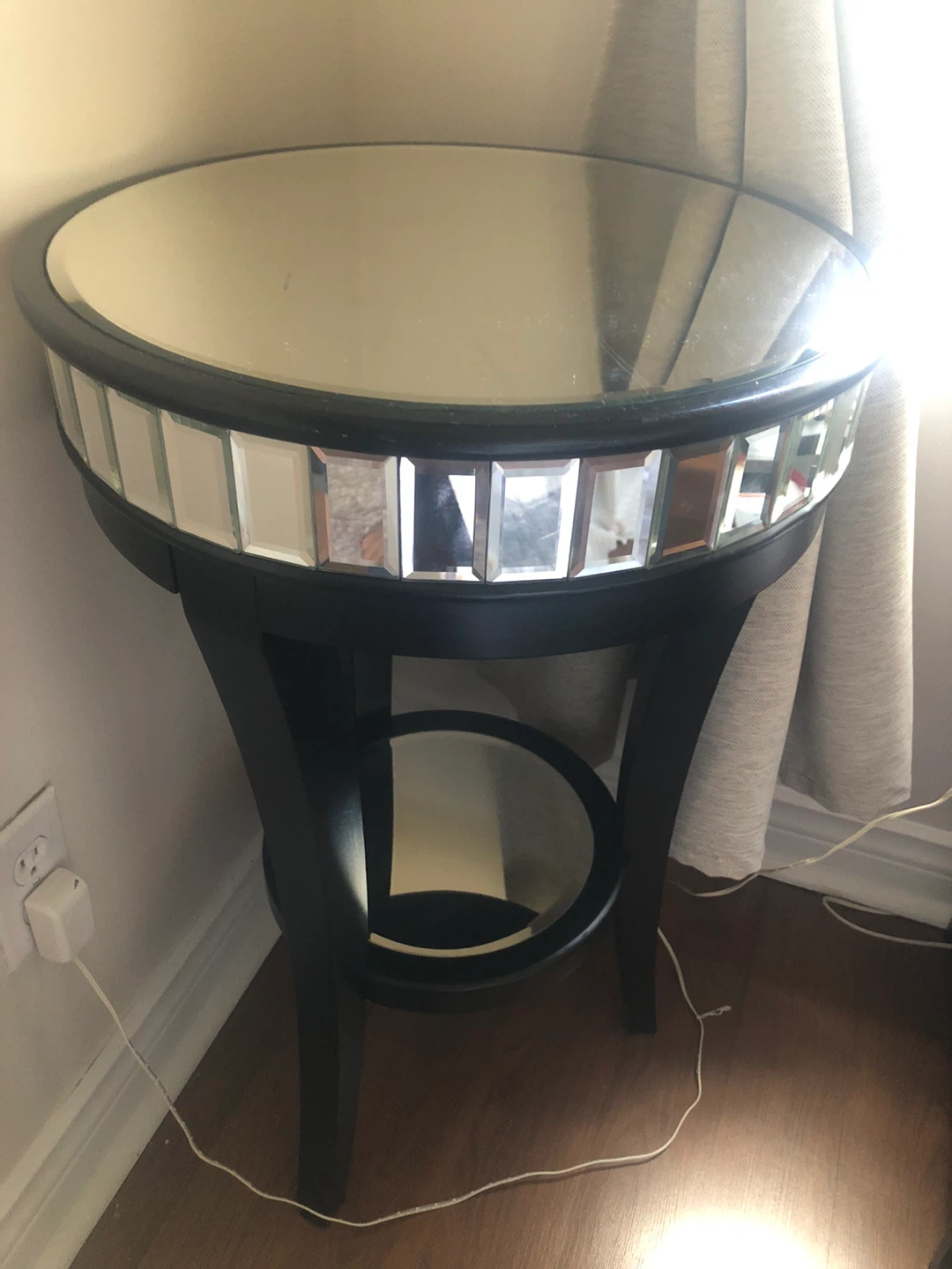 Mirrored Accent Table