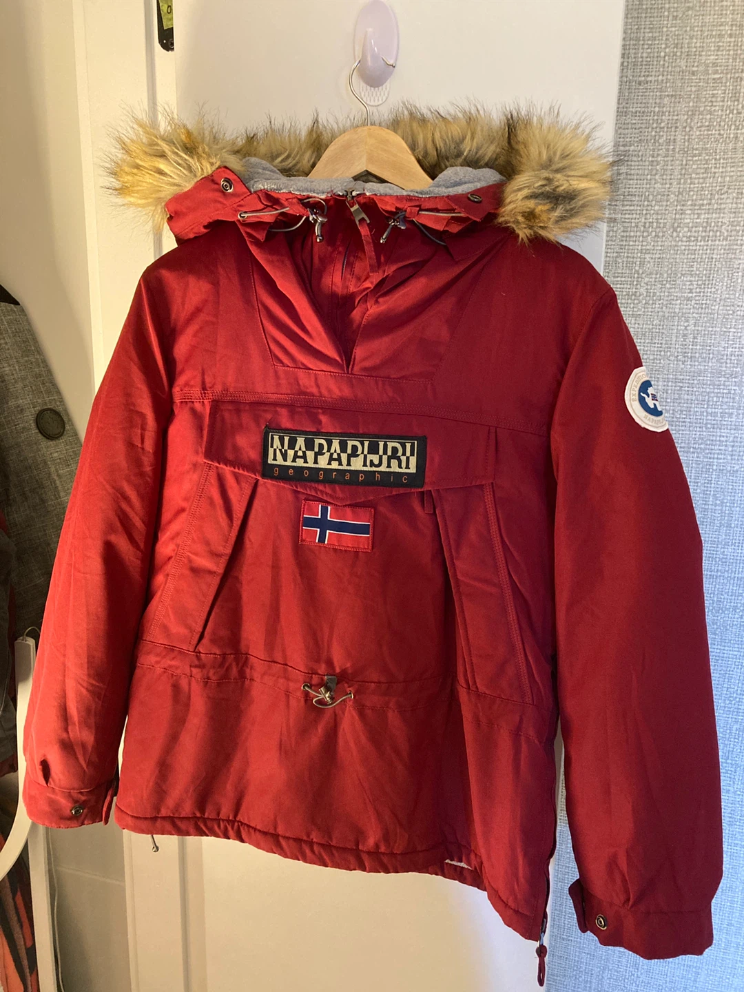 Napapijri Geographic Red Anorak Jacket