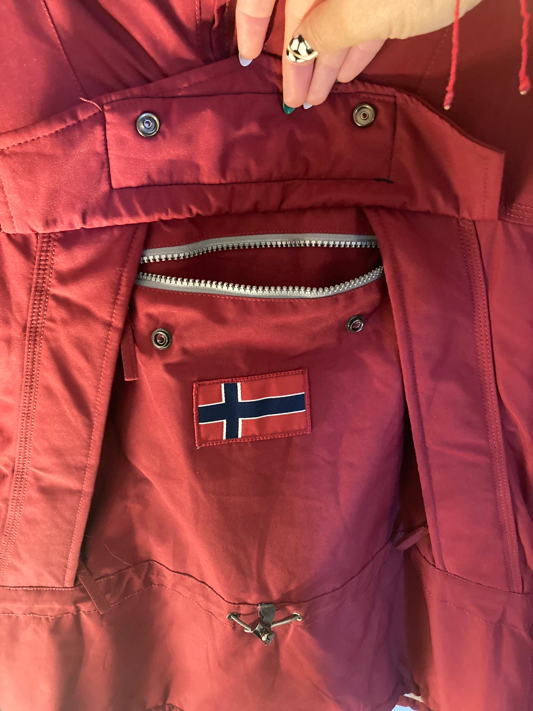 Napapijri Geographic Red Anorak Jacket - photo 3