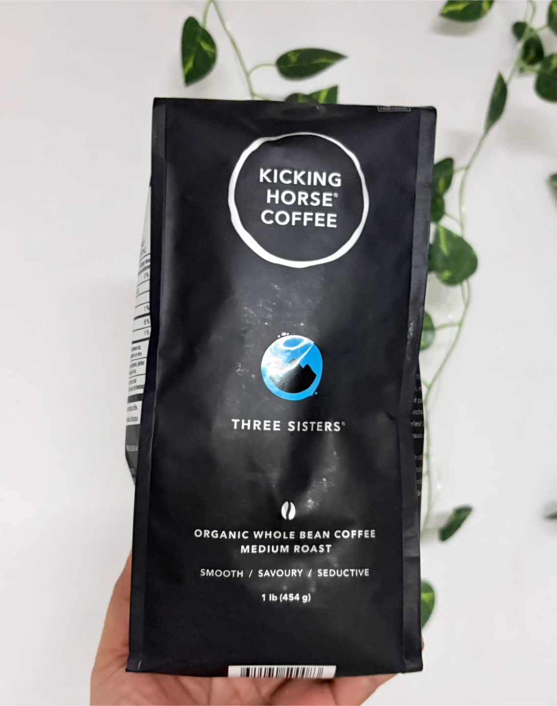 Kicking Horse Three Sisters Organic Whole Bean Medium Roast 1 lb