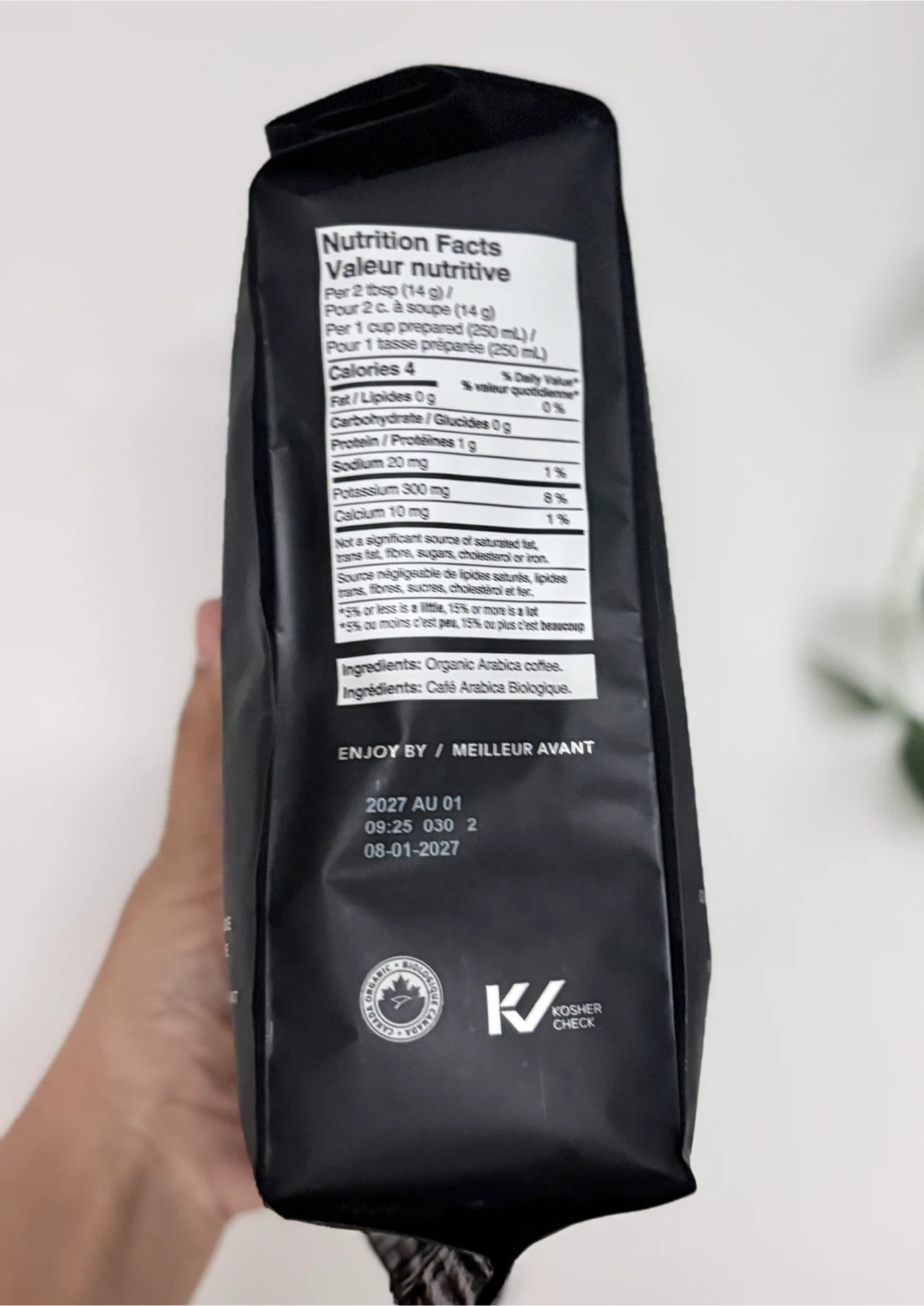 Kicking Horse Three Sisters Organic Whole Bean Medium Roast 1 lb - photo 2