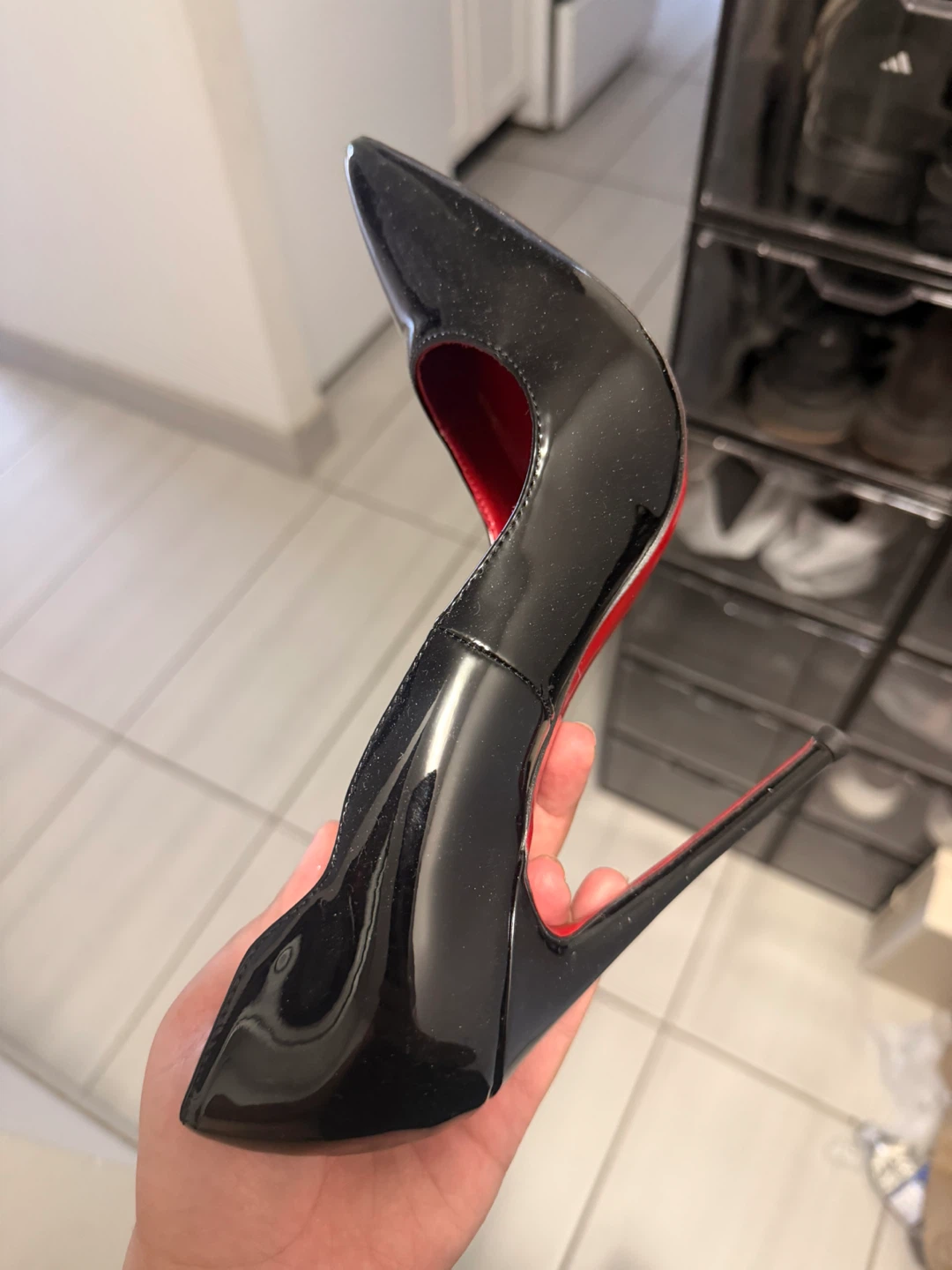 Christian Louboutin Black Patent Leather Heels