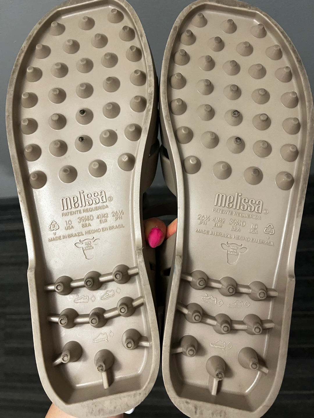 Melissa Jelly Sandals - Tan (size 10 women) - photo 2