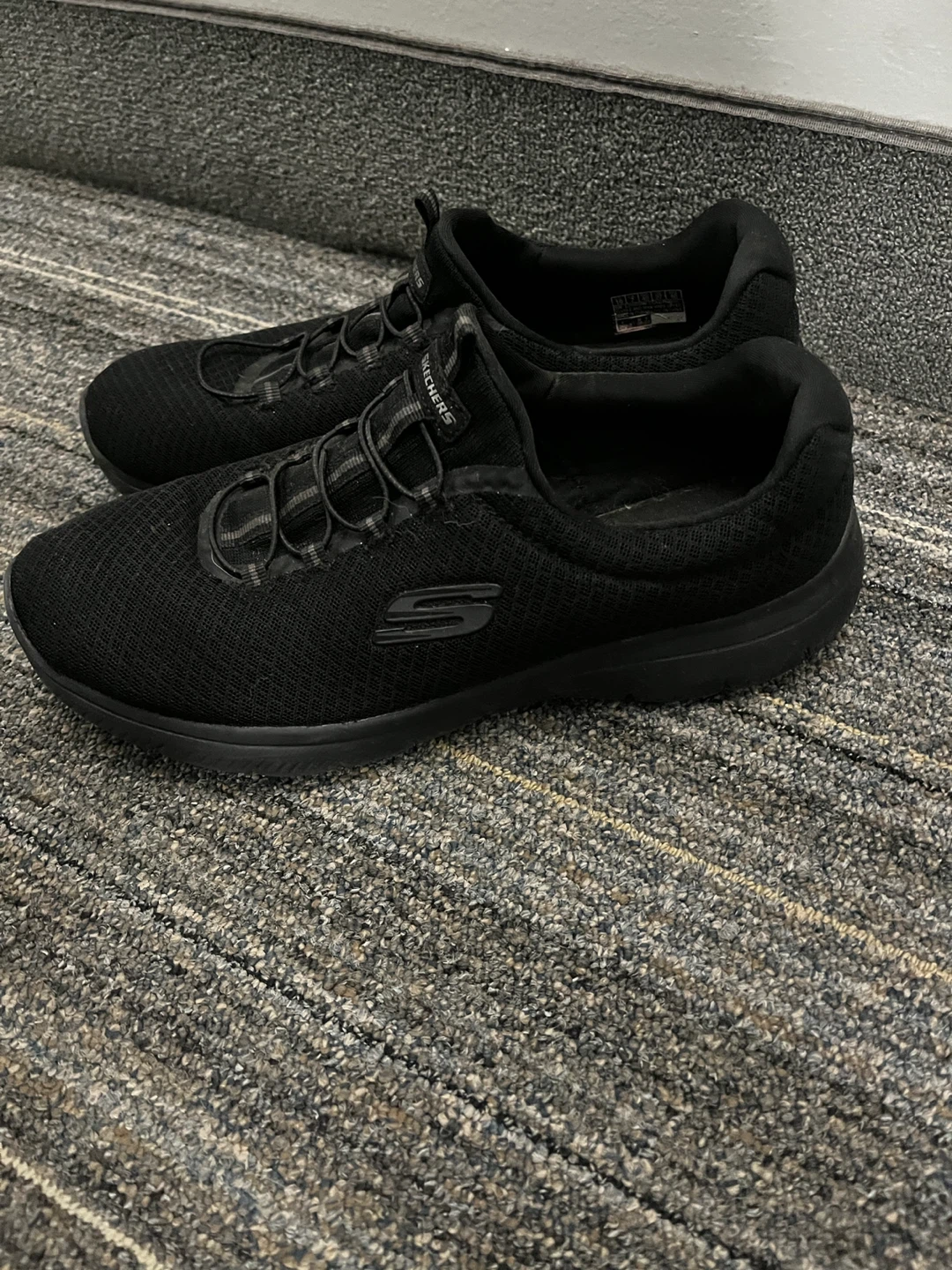 Skechers Black Slip-On Athletic Shoes (size 10 women) - photo 5
