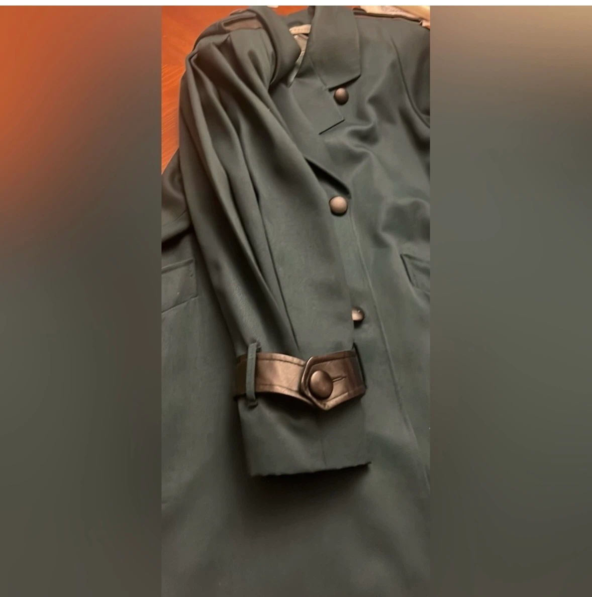 IRVING POSLUNS Pure Virgin Wool Trench Coat - photo 3