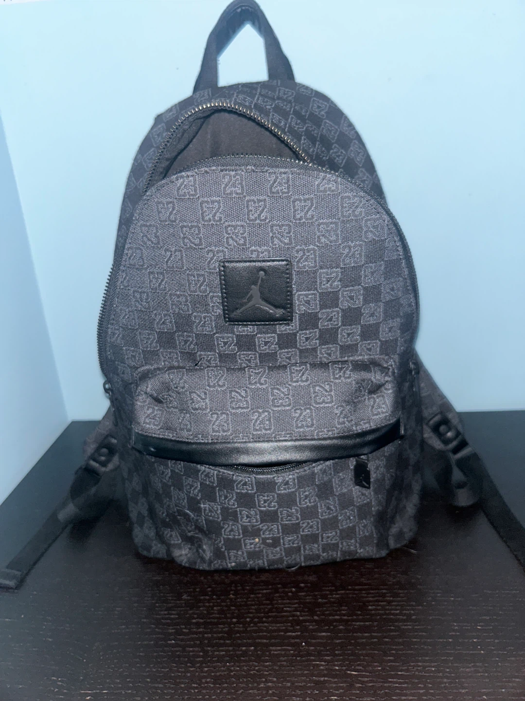 Jordan Backpack Black All-Over Print