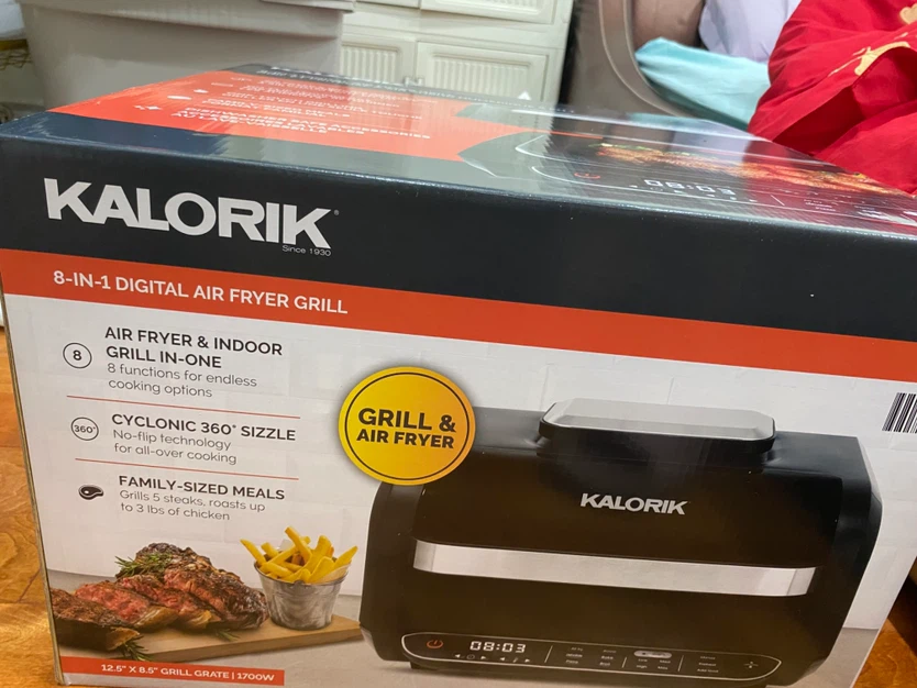Kalorik 8-in-1 Digital Air Fryer Grill Brand New - photo 2