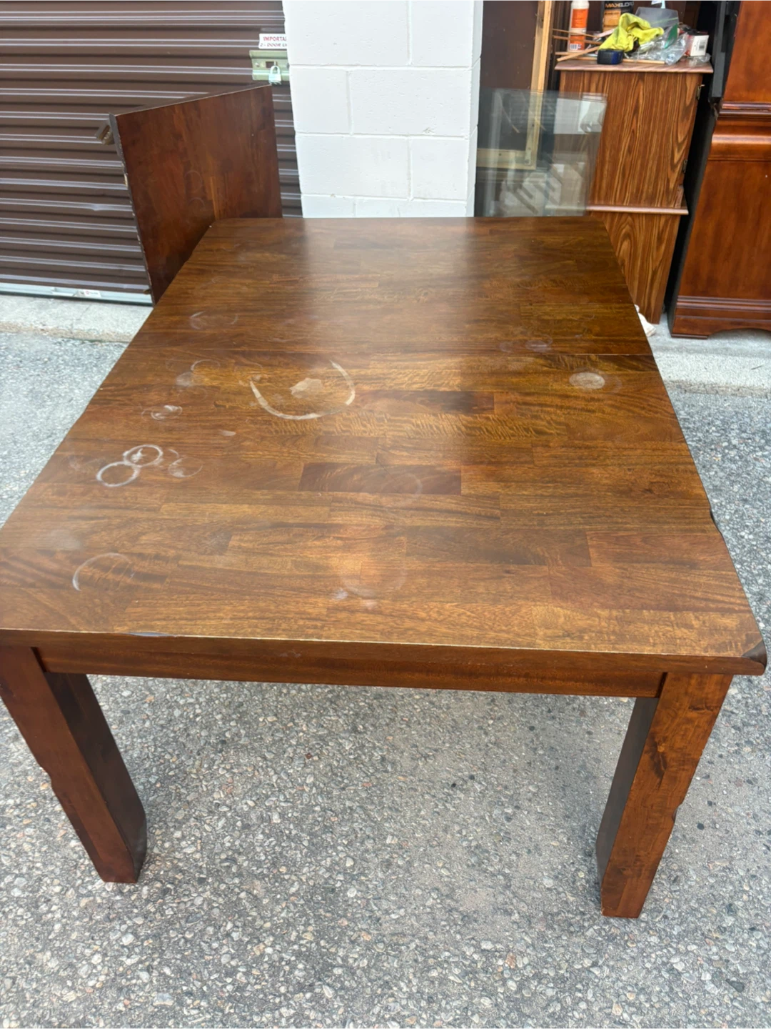 Free delivery used Wooden Dining Table
