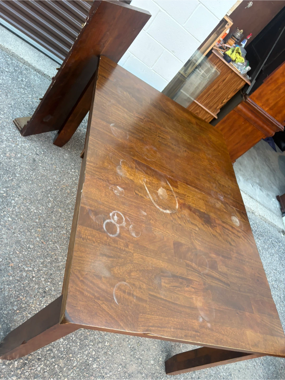 Free delivery used Wooden Dining Table - photo 3