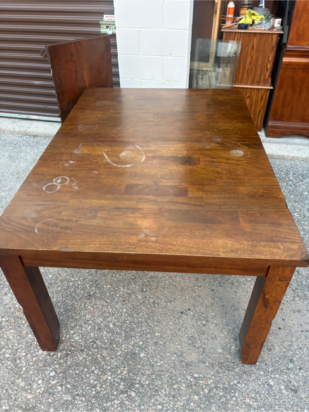 Free delivery used Wooden Dining Table - photo 4