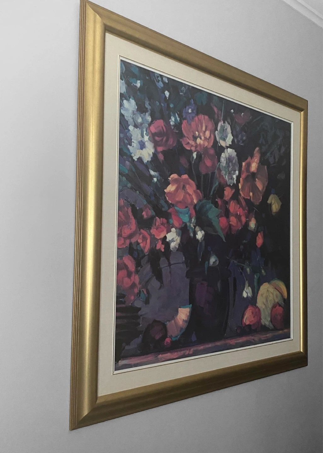 Framed Floral Still Life Leje Ostlund Floral Painting - photo 3