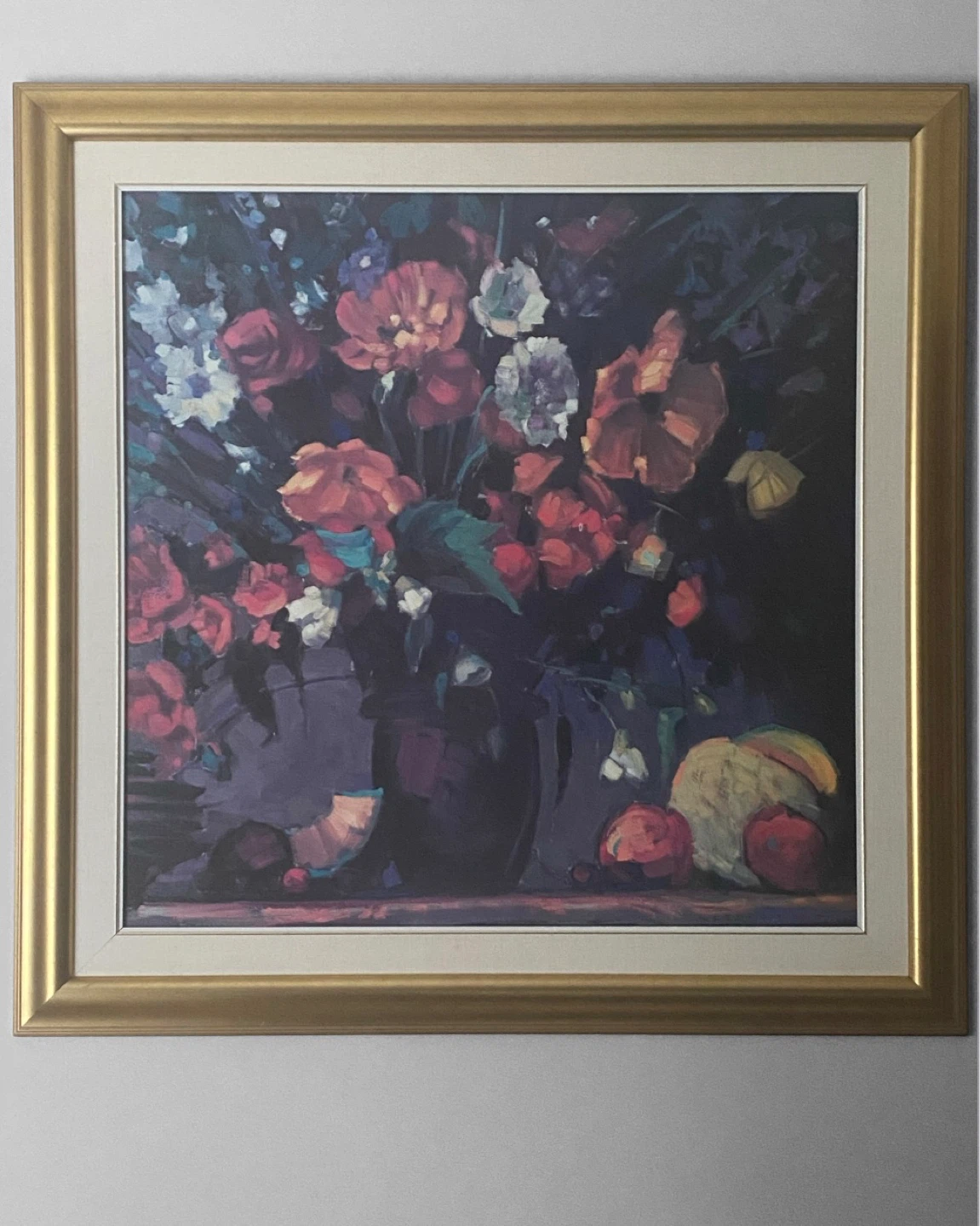 Framed Floral Still Life Leje Ostlund Floral Painting