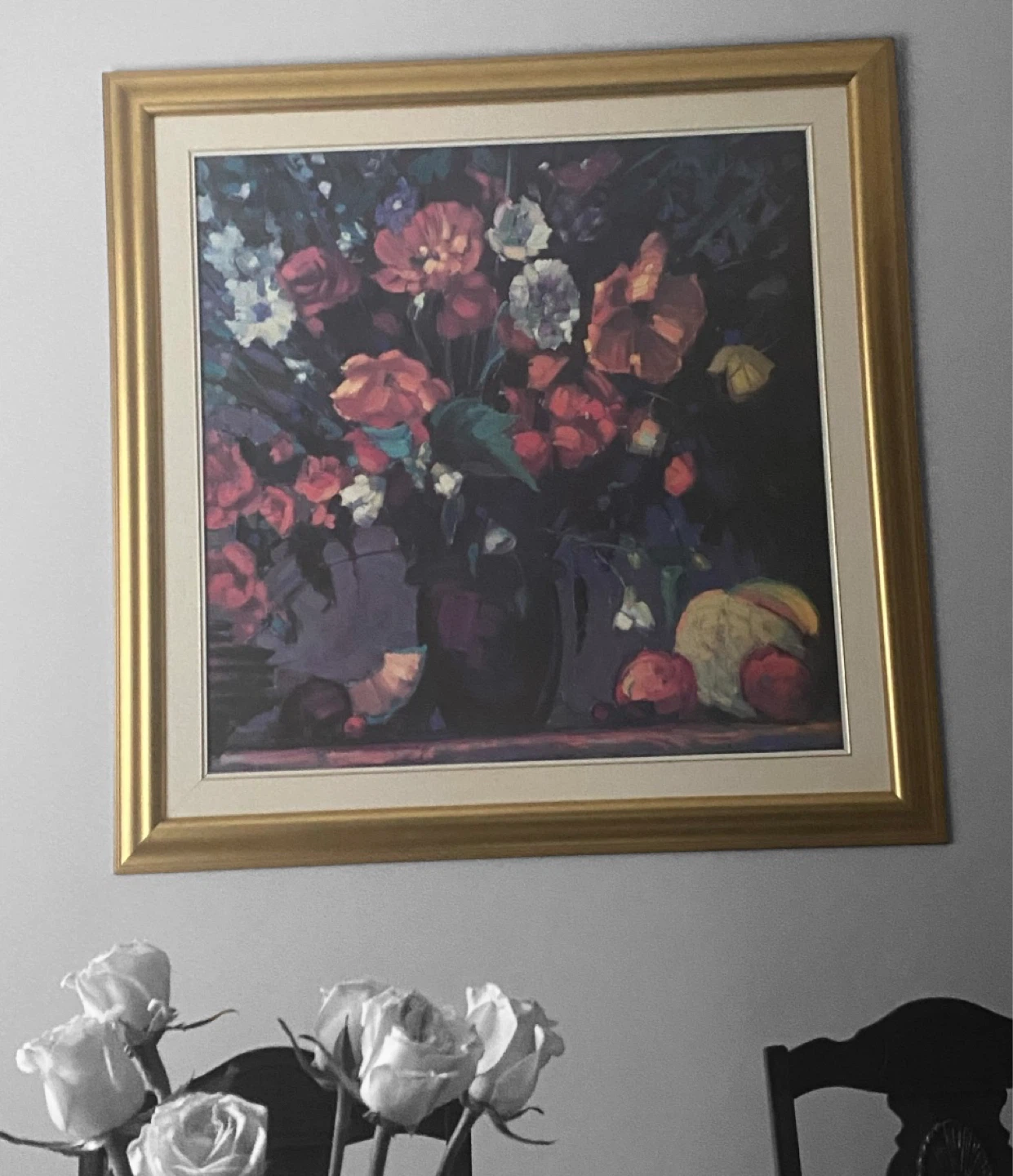 Framed Floral Still Life Leje Ostlund Floral Painting - photo 2