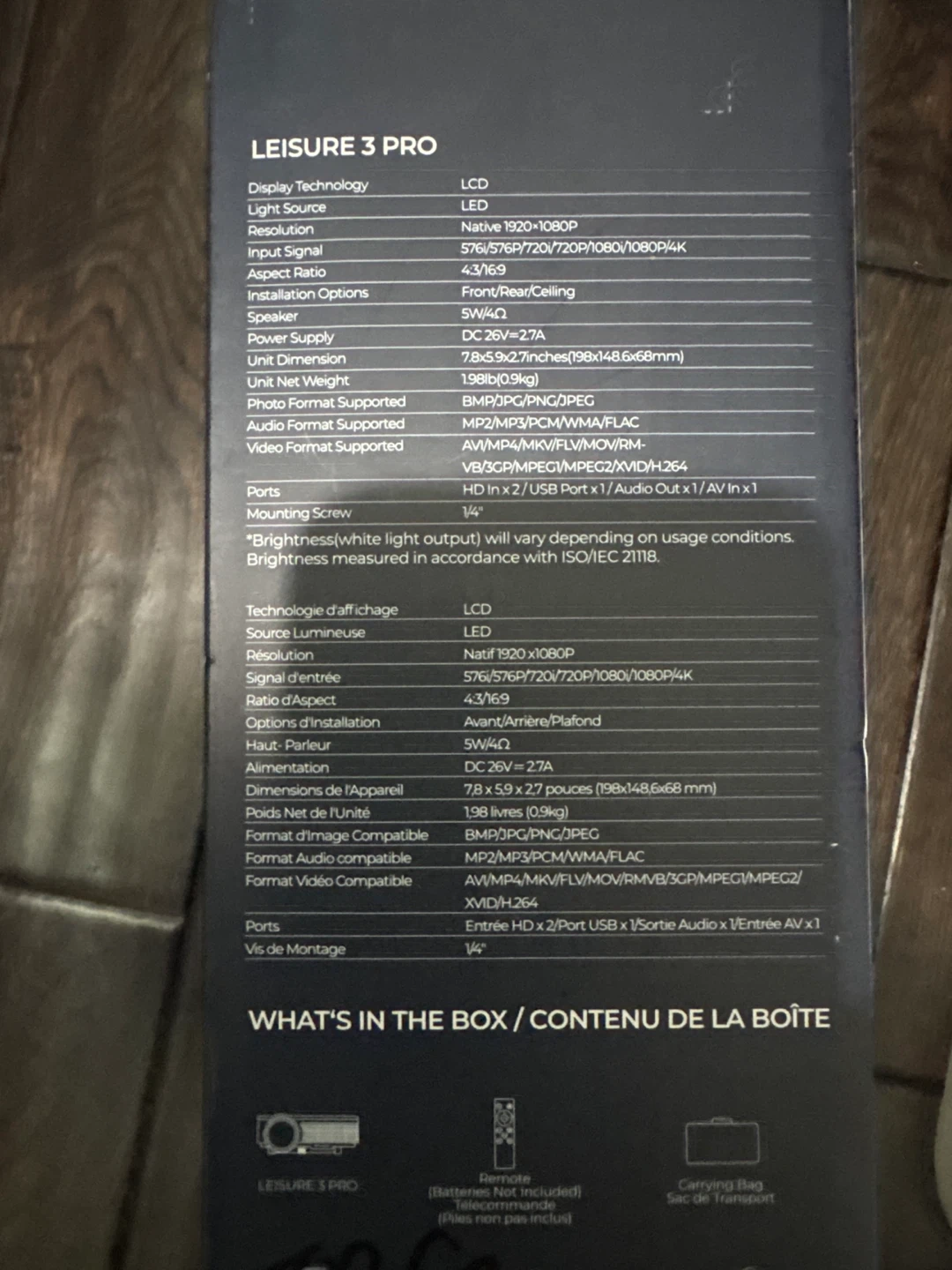 VANKYO Leisure 3 Pro Full HD Projector - photo 2