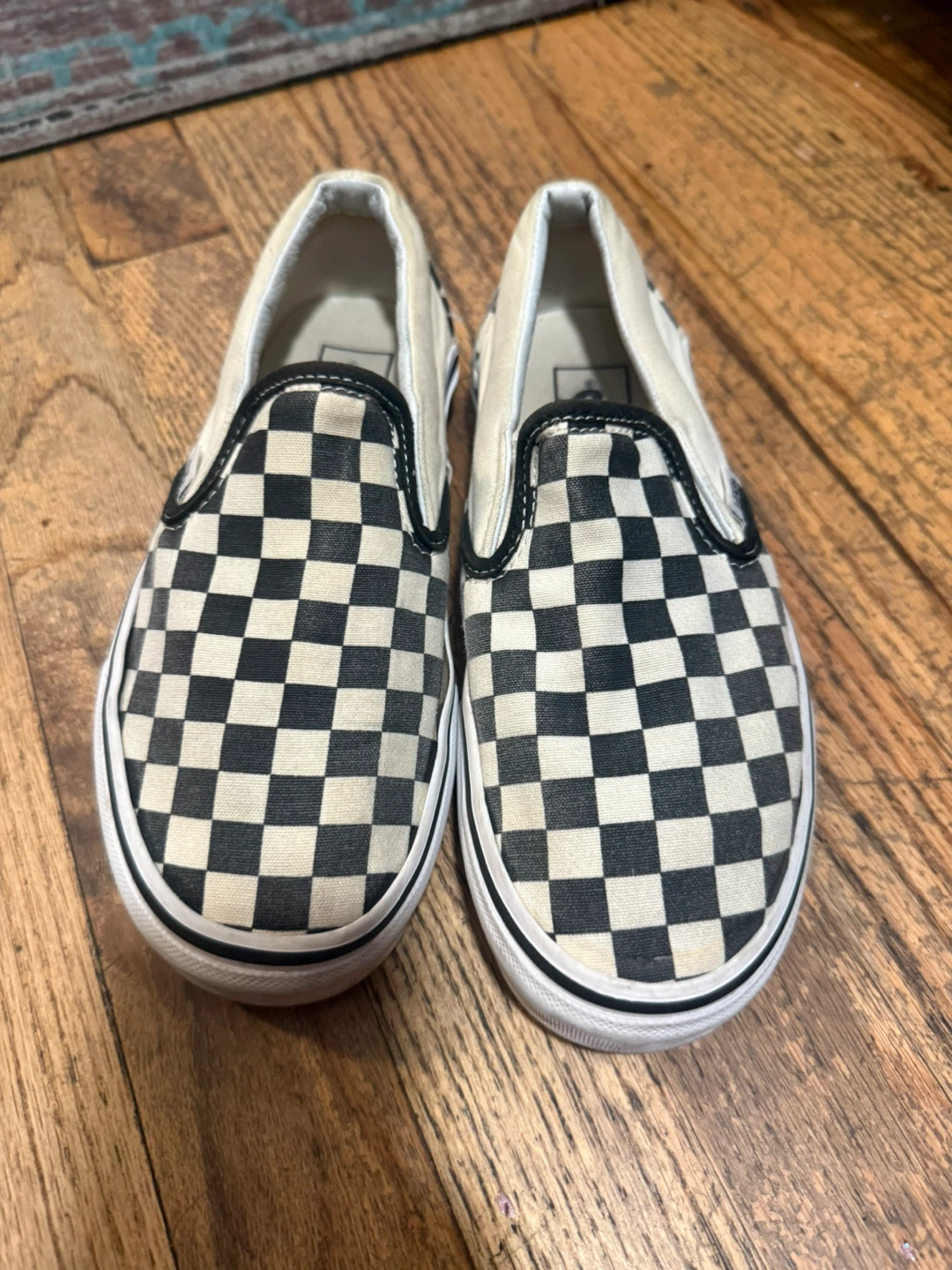 Vans Checkerboard Slip-On Shoes