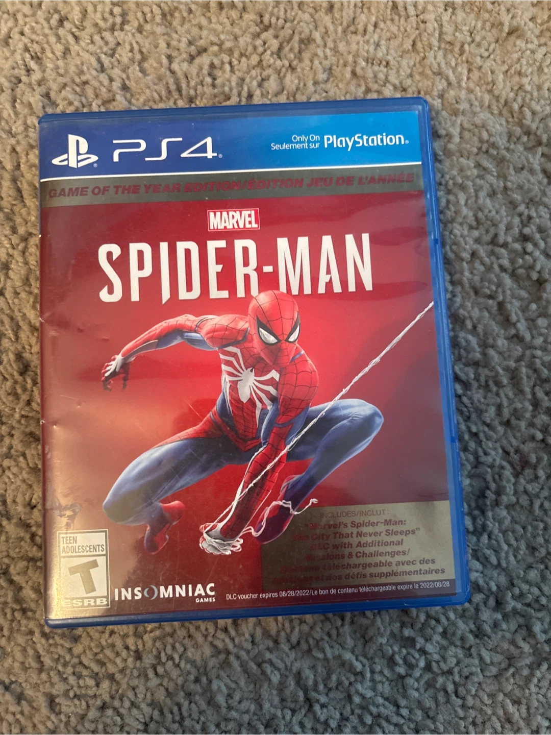 Marvel's Spider-Man Game of the Year Edition PS4