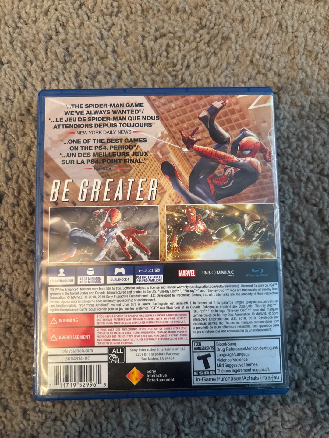 Marvel's Spider-Man Game of the Year Edition PS4 - photo 2