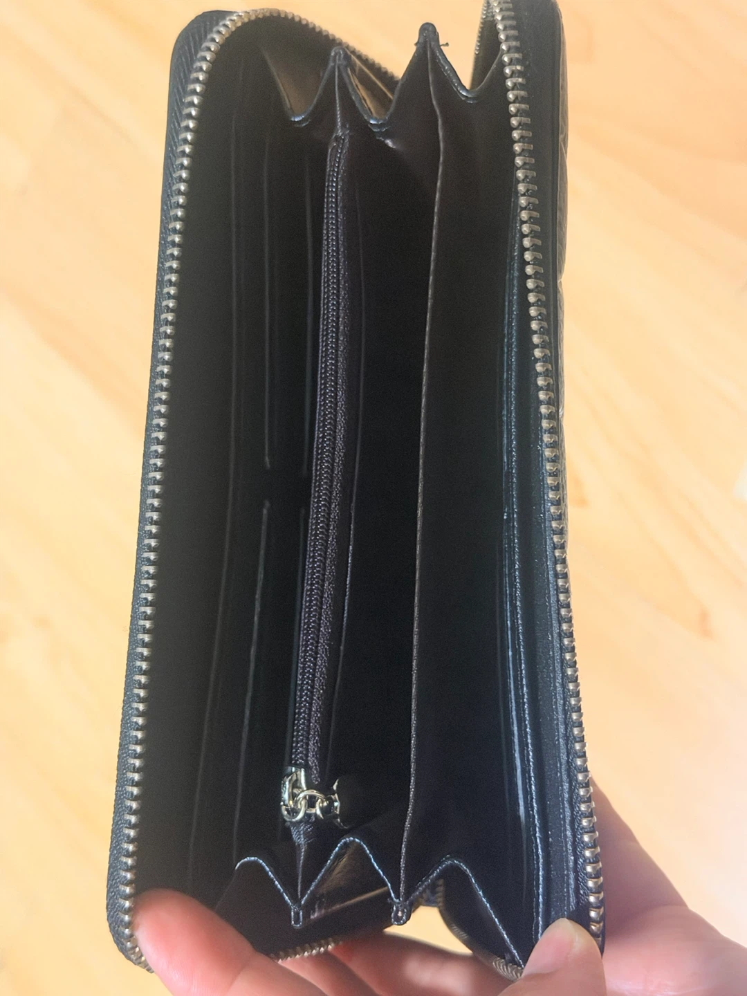 Black Fashion Purse Wallet with Heart Design - photo 2