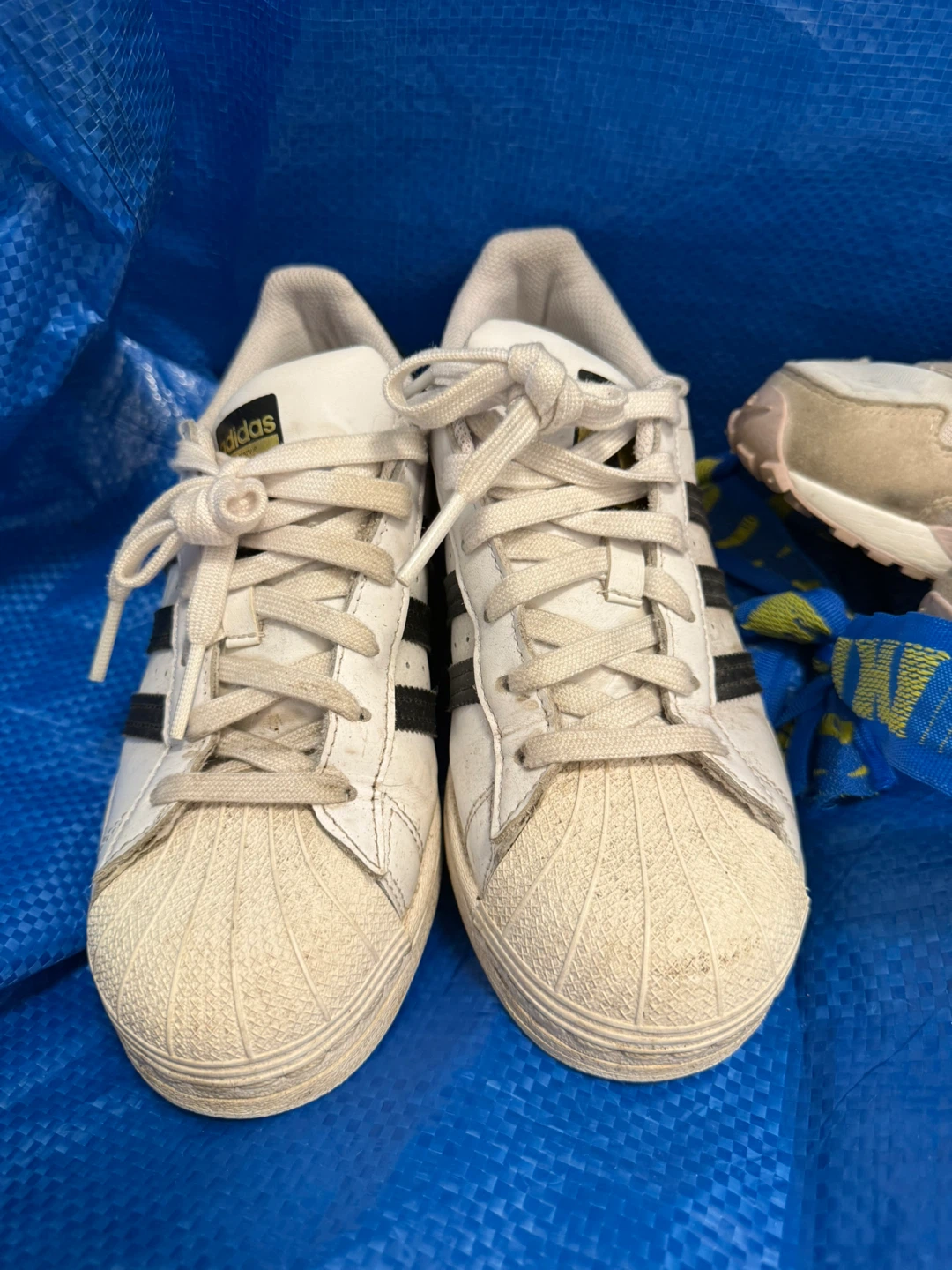 Adidas Superstar Sneakers White Black Size Unknown