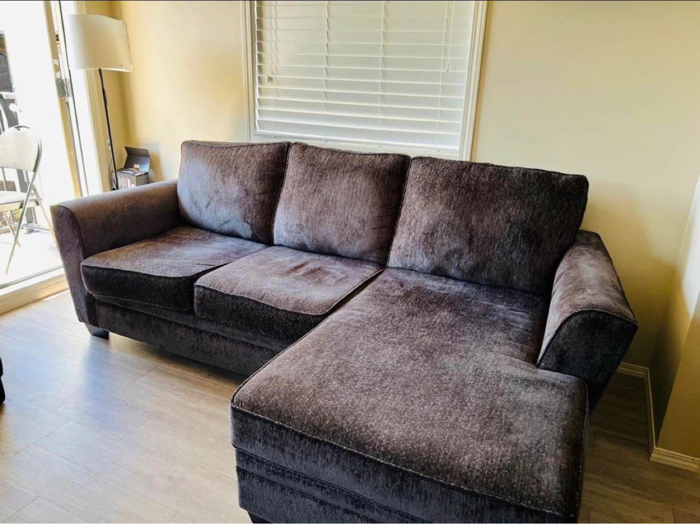 Dark Grey Sectional Sofa - photo 2