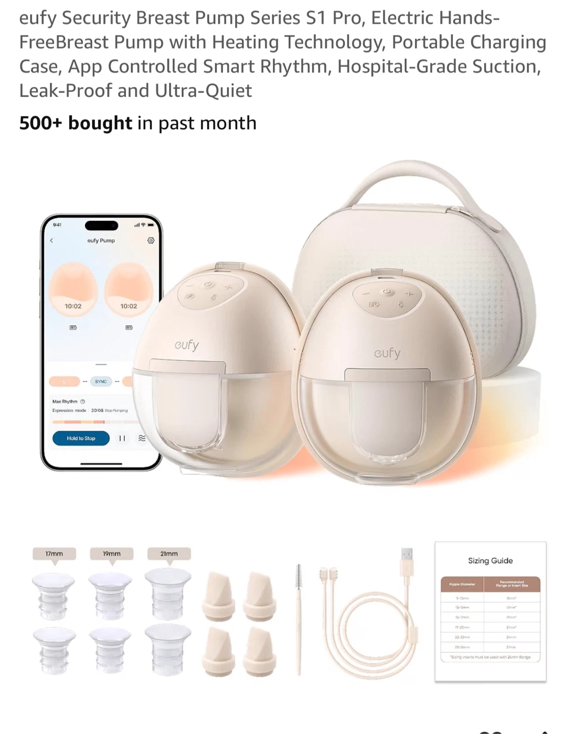 eufy Security Breast Pump Series S1 Pro
