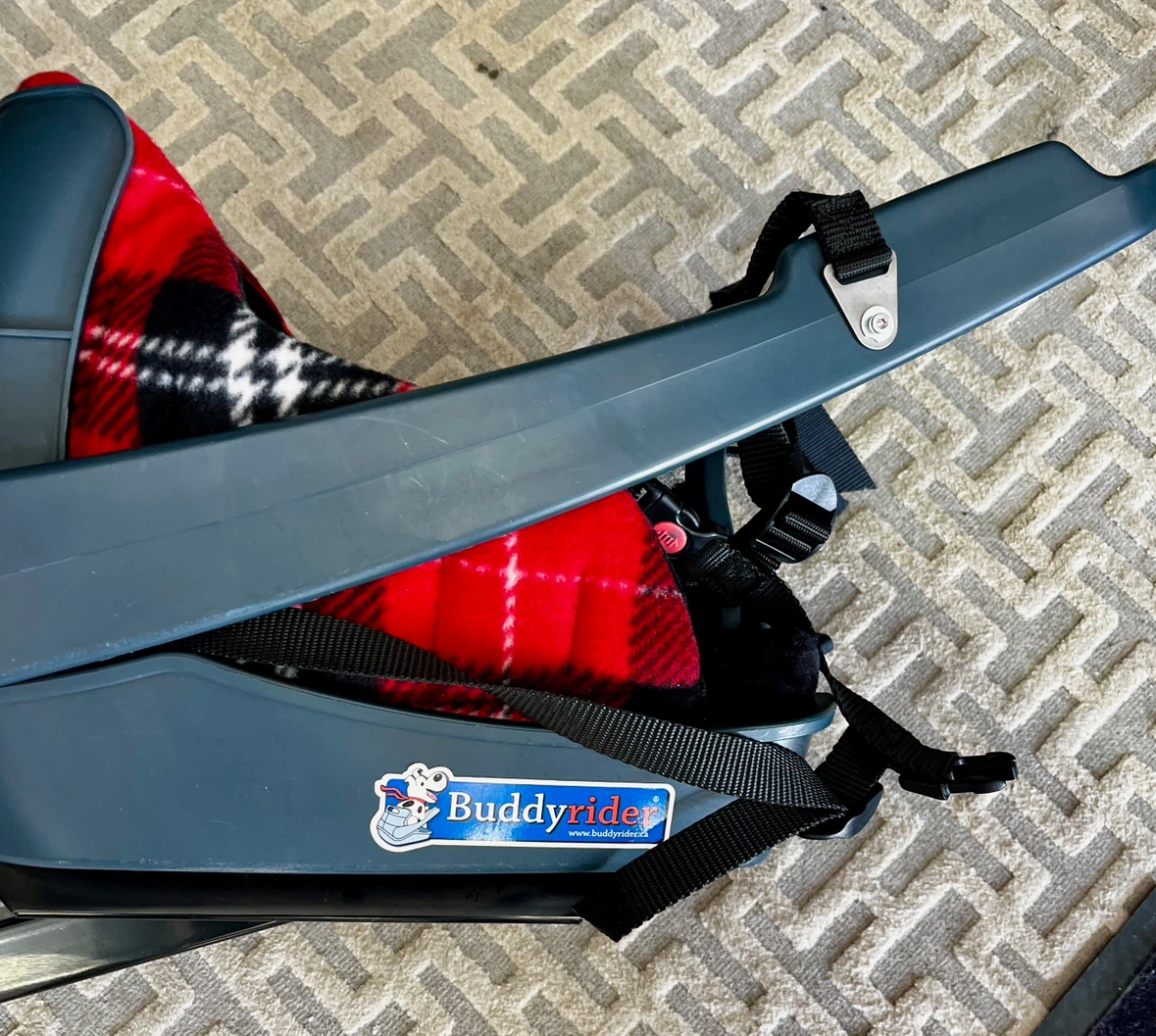 Buddy rider dog bike carrier